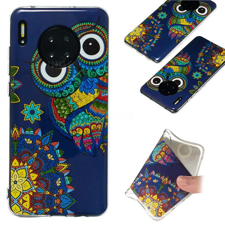 Tribe Owl Noctilucent Soft TPU Back Cover for Huawei Mate 30