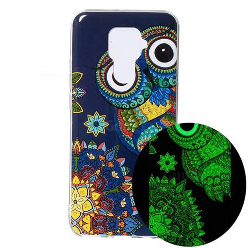 Tribe Owl Noctilucent Soft TPU Back Cover for Huawei Mate 30 Lite(Nova 5i Pro)