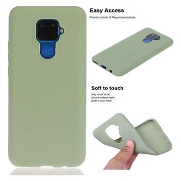 Soft Matte Silicone Phone Cover for Huawei Mate 30 Lite(Nova 5i Pro) - Bean Green