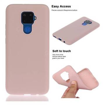 Soft Matte Silicone Phone Cover for Huawei Mate 30 Lite(Nova 5i Pro) - Lotus Color