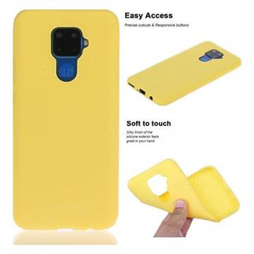 Soft Matte Silicone Phone Cover for Huawei Mate 30 Lite(Nova 5i Pro) - Yellow