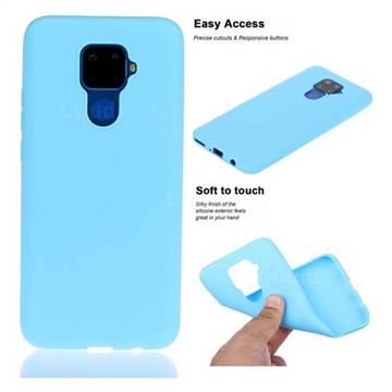 Soft Matte Silicone Phone Cover for Huawei Mate 30 Lite(Nova 5i Pro) - Sky Blue