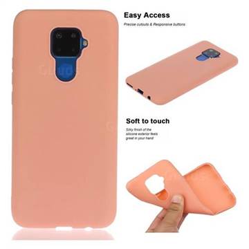Soft Matte Silicone Phone Cover for Huawei Mate 30 Lite(Nova 5i Pro) - Coral Orange