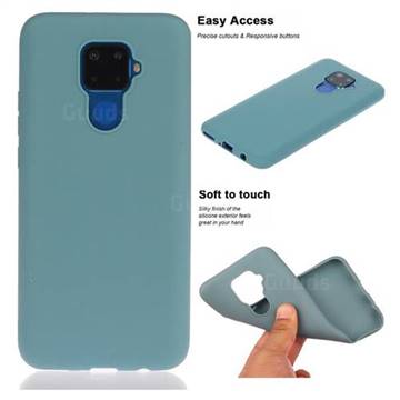 Soft Matte Silicone Phone Cover for Huawei Mate 30 Lite(Nova 5i Pro) - Lake Blue