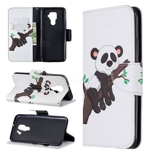 Tree Panda Leather Wallet Case for Huawei Mate 30 Lite(Nova 5i Pro)