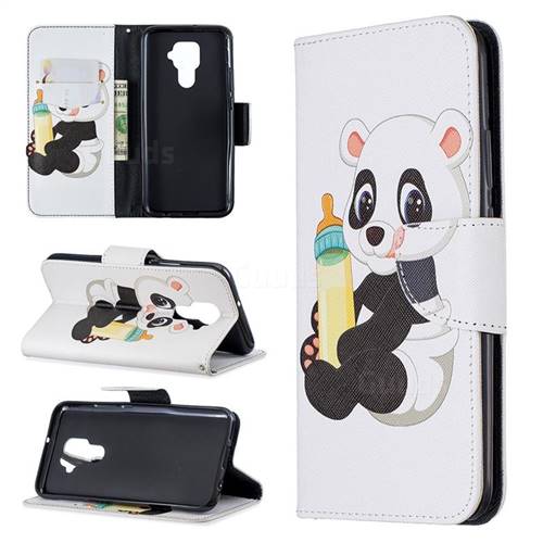 Baby Panda Leather Wallet Case for Huawei Mate 30 Lite(Nova 5i Pro)