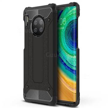 King Kong Armor Premium Shockproof Dual Layer Rugged Hard Cover for Huawei Mate 30 Pro - Black Gold