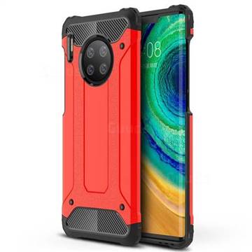 King Kong Armor Premium Shockproof Dual Layer Rugged Hard Cover for Huawei Mate 30 Pro - Big Red