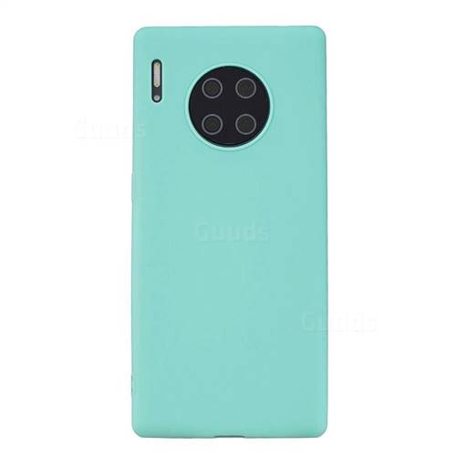 Candy Soft Silicone Protective Phone Case for Huawei Mate 30 Pro - Light Blue