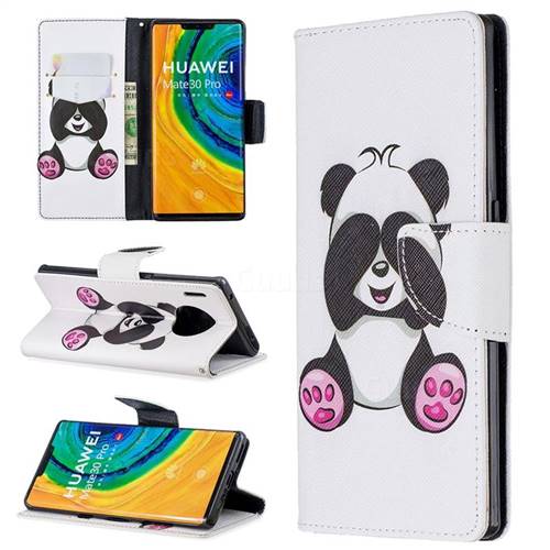 Lovely Panda Leather Wallet Case for Huawei Mate 30 Pro