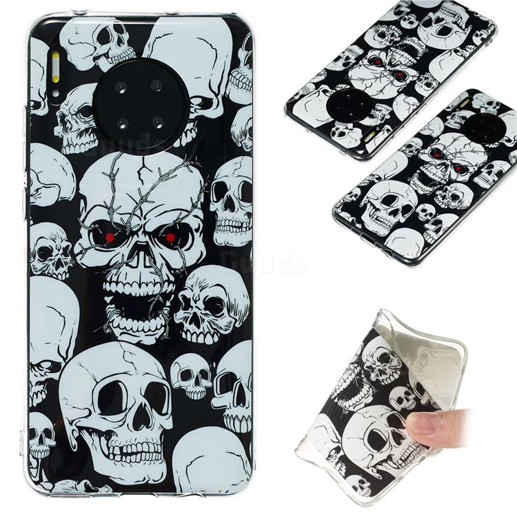 Red-eye Ghost Skull Noctilucent Soft TPU Back Cover for Huawei Mate 30 Pro