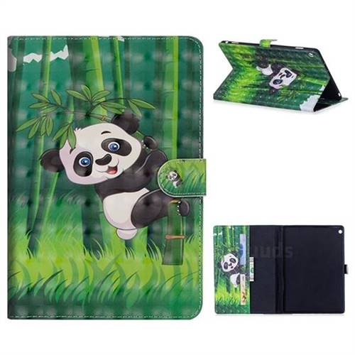 Climbing Bamboo Panda 3D Painted Leather Tablet Wallet Case for Huawei MediaPad M3 Lite 10