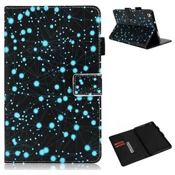 Constellation Folio Stand Leather Wallet Case for Huawei MediaPad M3 Lite 8