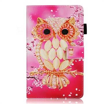 Petal Owl Folio Stand Leather Wallet Case For Huawei Mediapad M3 Lite 8 Huawei Mediapad M3 Lite 8 Cases Guuds