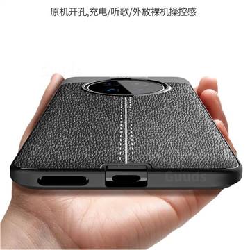 Luxury Auto Focus Litchi Texture Silicone TPU Back Cover for Huawei ...