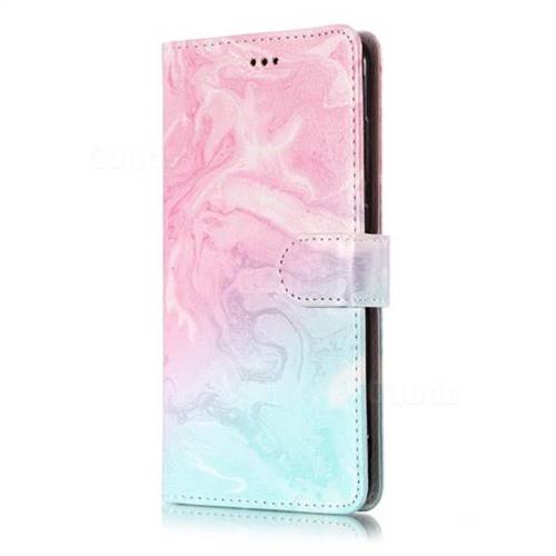 onderwijzen Vochtig bezoek Pink Green Marble PU Leather Wallet Case for Huawei Mate 9 Pro 5.5 inch -  Leather Case - Guuds