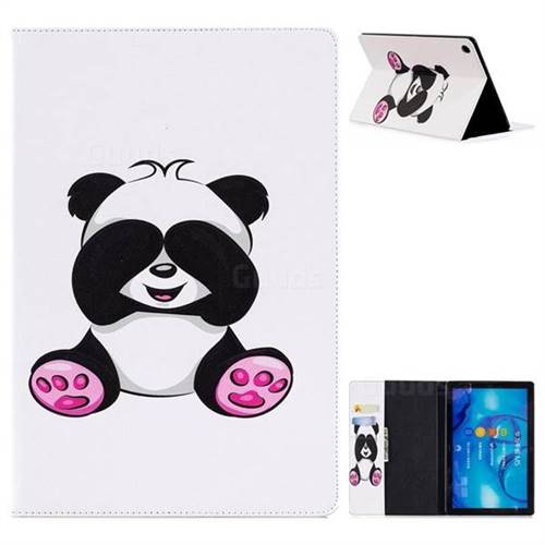 Lovely Panda Folio Stand Leather Wallet Case for Huawei MediaPad M5 10 / M5 10 inch (Pro)