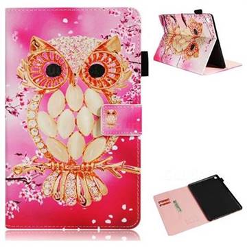 Petal Owl Folio Stand Leather Wallet Case for Huawei MediaPad M5 10 / M5 10 inch (Pro)