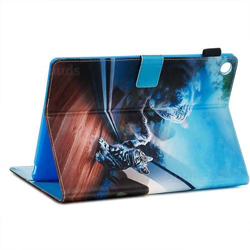 Mirror Cat Matte Leather Wallet Tablet Case For Huawei Mediapad M5 10 M5 10 Inch Pro Leather Case Guuds