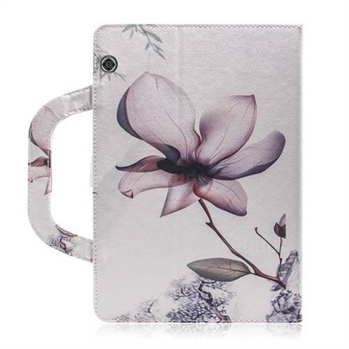 Magnolia Flower Handbag Tablet Leather Wallet Flip Cover for Huawei  MediaPad T5 (10.1 inch) - Huawei MediaPad T5 (10.1 inch) Cases - Guuds