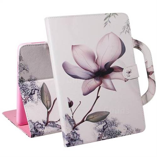 Magnolia Flower Handbag Tablet Leather Wallet Flip Cover for Huawei  MediaPad T5 (10.1 inch) - Huawei MediaPad T5 (10.1 inch) Cases - Guuds