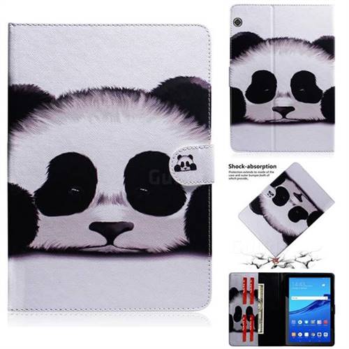 Sleeping Panda Painting Tablet Leather Wallet Flip Cover for Huawei  MediaPad T5 (10.1 inch) - Huawei MediaPad T5 (10.1 inch) Cases - Guuds