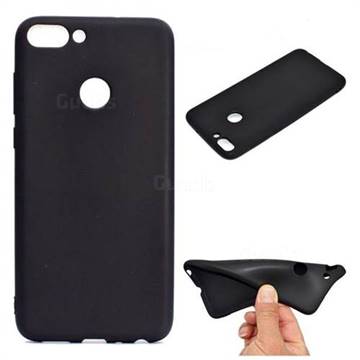Candy Soft TPU Back Cover for Huawei P Smart(Enjoy 7S) - Black