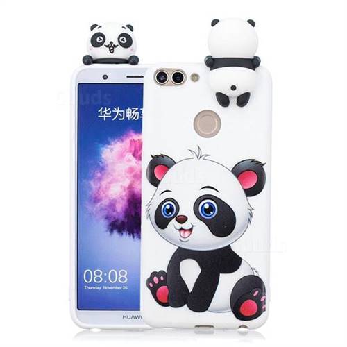 Panda Girl Soft 3D Climbing Doll Soft Case for Huawei P Smart(Enjoy 7S)