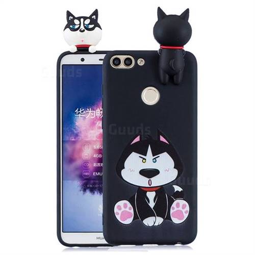Staying Husky Soft 3D Climbing Doll Soft Case for Huawei P Smart(Enjoy 7S)