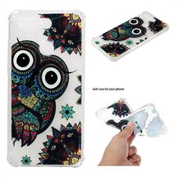 Owl Totem Anti-fall Clear Varnish Soft TPU Back Cover for Huawei Honor View 20 / V20