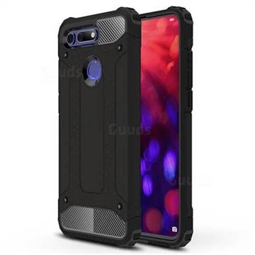 King Kong Armor Premium Shockproof Dual Layer Rugged Hard Cover for Huawei Honor View 20 / V20 - Black Gold