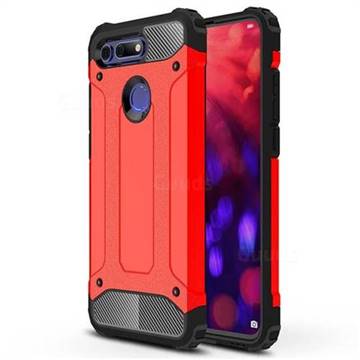 King Kong Armor Premium Shockproof Dual Layer Rugged Hard Cover for Huawei Honor View 20 / V20 - Big Red