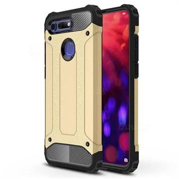 King Kong Armor Premium Shockproof Dual Layer Rugged Hard Cover for Huawei Honor View 20 / V20 - Champagne Gold