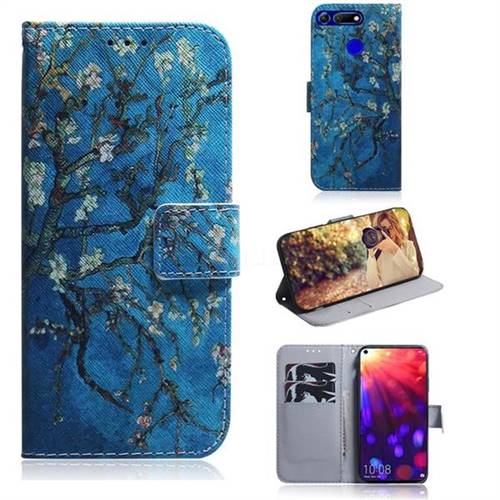 Apricot Tree PU Leather Wallet Case for Huawei Honor View 20 / V20