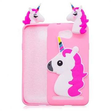 Unicorn Soft 3D Silicone Case for Huawei Y3II Y3 2 Honor Bee 2 - Rose