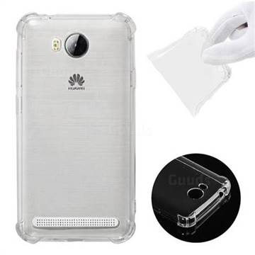 Anti-fall Clear Soft Back Cover for Huawei Y3II Y3 2 Honor Bee 2 - Transparent