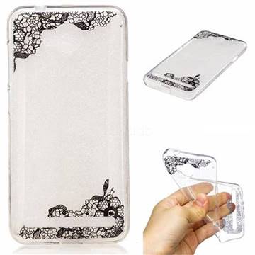Lace Flower Super Clear Soft TPU Back Cover for Huawei Y3II Y3 2 Honor Bee 2