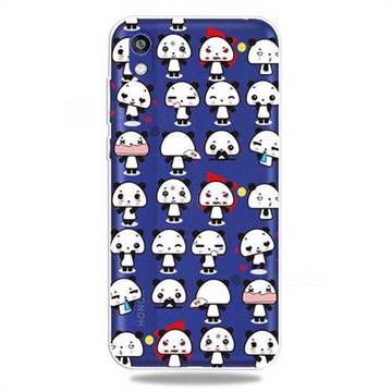 Mini Panda Clear Varnish Soft Phone Back Cover for Huawei Y5 (2019)