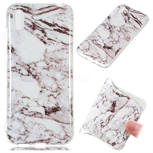 White Soft TPU Marble Pattern Case for Huawei Y5 (2019)