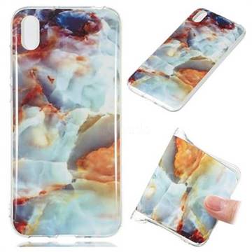 Fire Cloud Soft TPU Marble Pattern Phone Case for Huawei Y5 (2019)