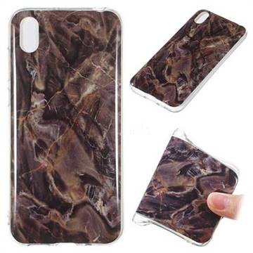 Brown Soft TPU Marble Pattern Phone Case for Huawei Y5 (2019)