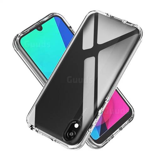 Transparent 2 in 1 Drop-proof Cell Phone Back Cover for Huawei Y5 (2019)