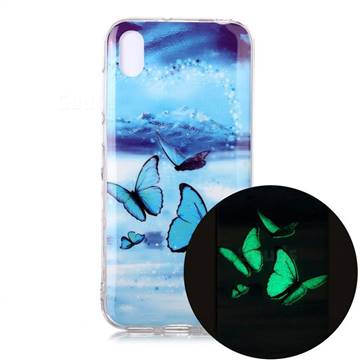 Flying Butterflies Noctilucent Soft TPU Back Cover for Huawei Y5 (2019)
