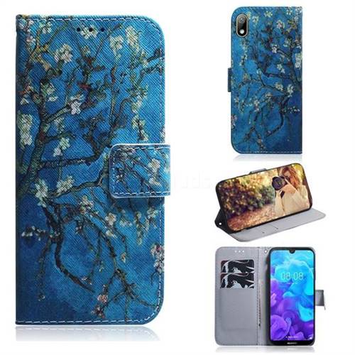 Apricot Tree PU Leather Wallet Case for Huawei Y5 (2019)