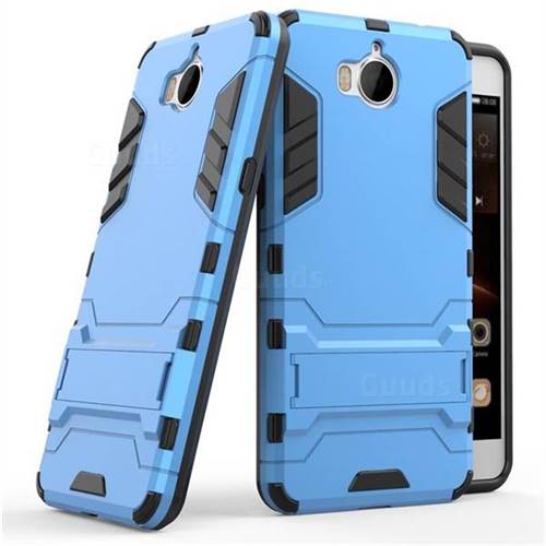 Shockproof Protective Leather Tank Grip Bumper Phone case cover dual layer