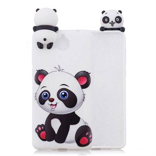 Panda Girl Soft 3D Climbing Doll Soft Case for Huawei Y5 (2017)
