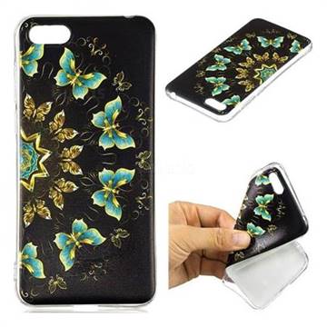 Circle Butterflies Super Clear Soft TPU Back Cover for Huawei Y5 Prime 2018 (Y5 2018 / Y5 Lite 2018)