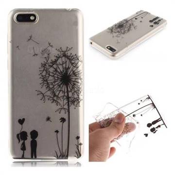 Couple Dandelion Super Clear Soft TPU Back Cover for Huawei Y5 Prime 2018 (Y5 2018 / Y5 Lite 2018)