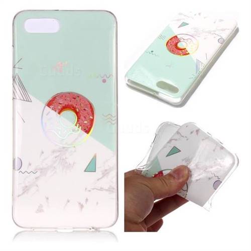 Donuts Marble Pattern Bright Color Laser Soft TPU Case for Huawei Y5 Prime 2018 (Y5 2018 / Y5 Lite 2018)