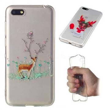 Branches Elk Super Clear Soft TPU Back Cover for Huawei Y5 Prime 2018 (Y5 2018 / Y5 Lite 2018)